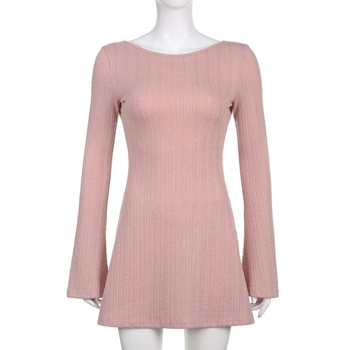 A-line Knitted Dress - All Dresses - 26