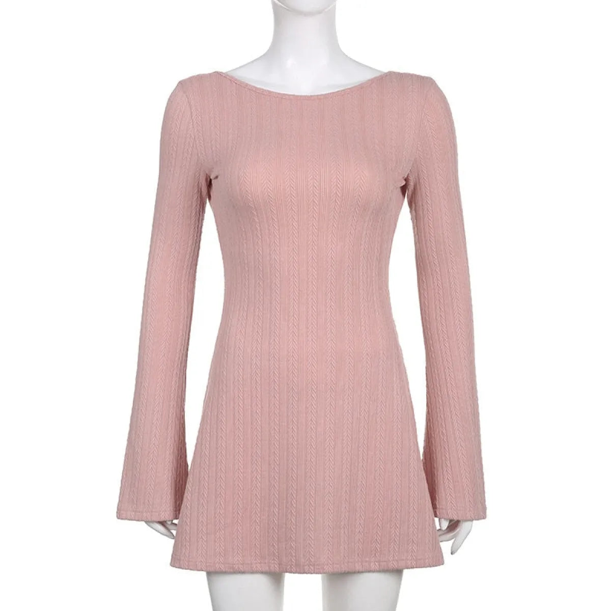 A-line Knitted Dress - All Dresses - 6