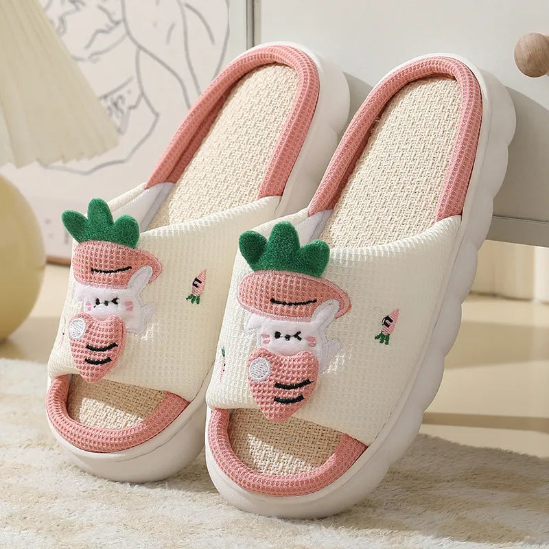 Adorable Animal Slippers - Pink Rabbit / 36-37 - Accessories - Shoes - 11 - 2024