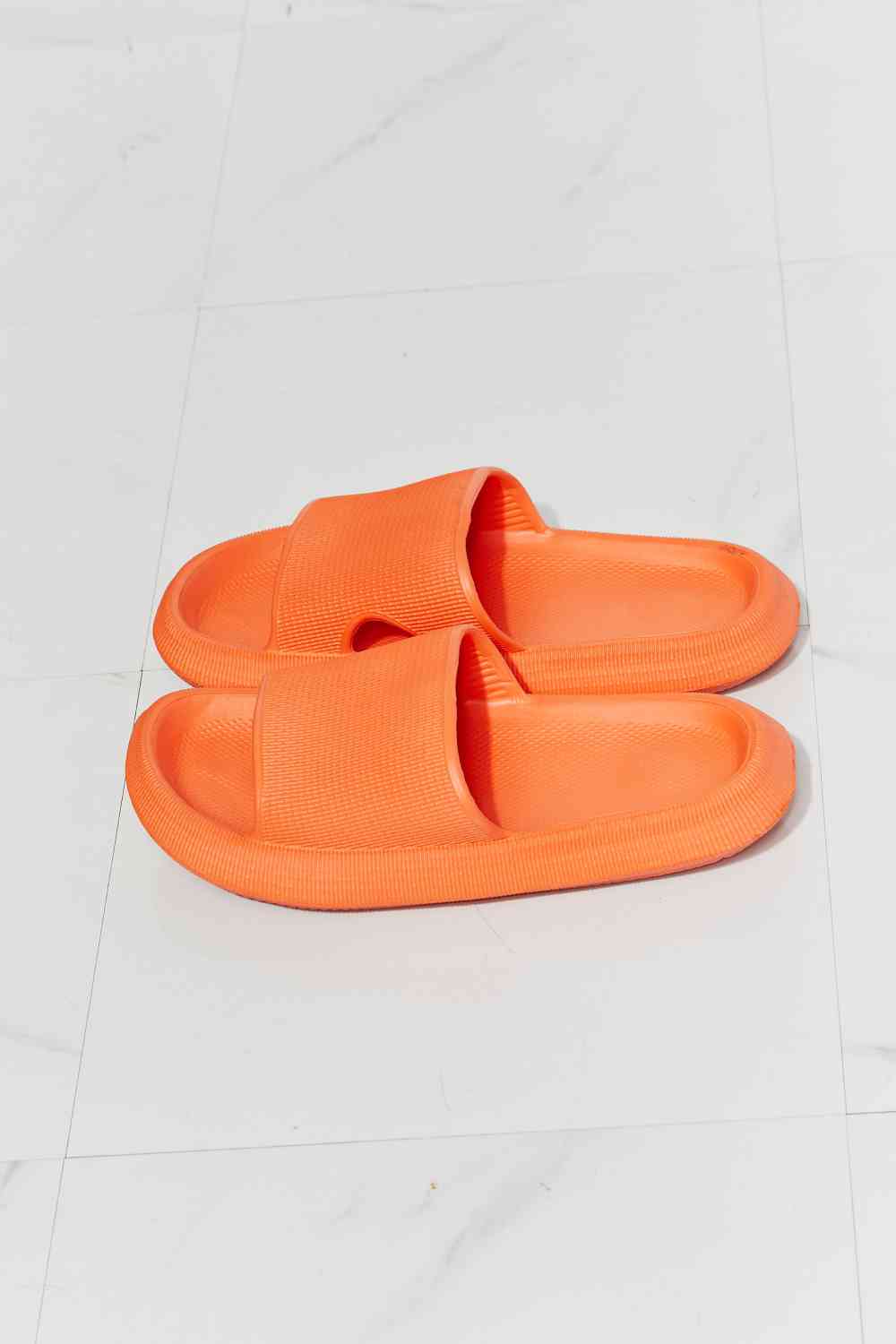 Arms Around Me Open Toe Slide in Orange - Accessories - Shoes - 5 - 2024