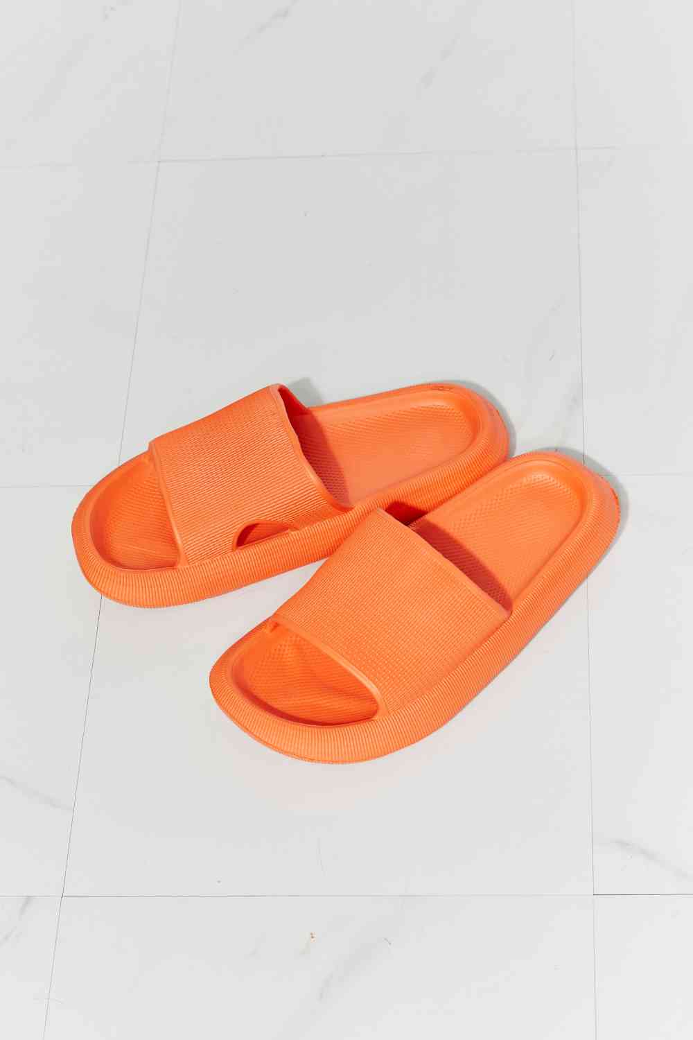 Arms Around Me Open Toe Slide in Orange - Accessories - Shoes - 6 - 2024