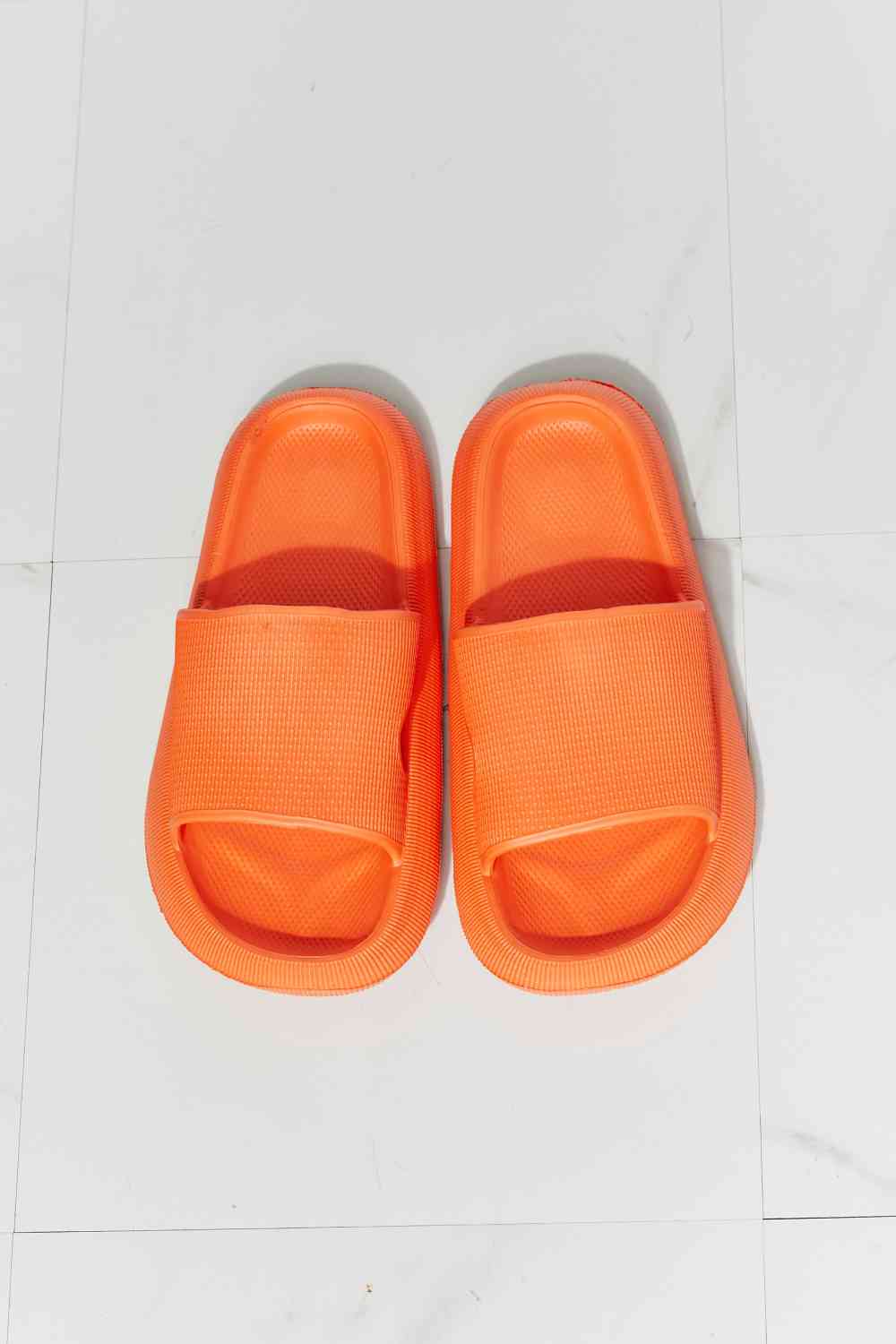 Arms Around Me Open Toe Slide in Orange - Accessories - Shoes - 4 - 2024