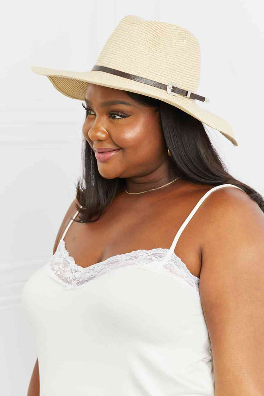 Boho Summer Straw Fedora Hat - White / One Size - Accessories - Hats - 1 - 2024