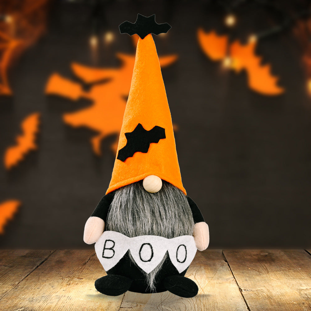 BOO Pointed Hat Faceless Gnome - Orange / One Size - Accessories - Seasonal & Holiday Decorations - 7 - 2024