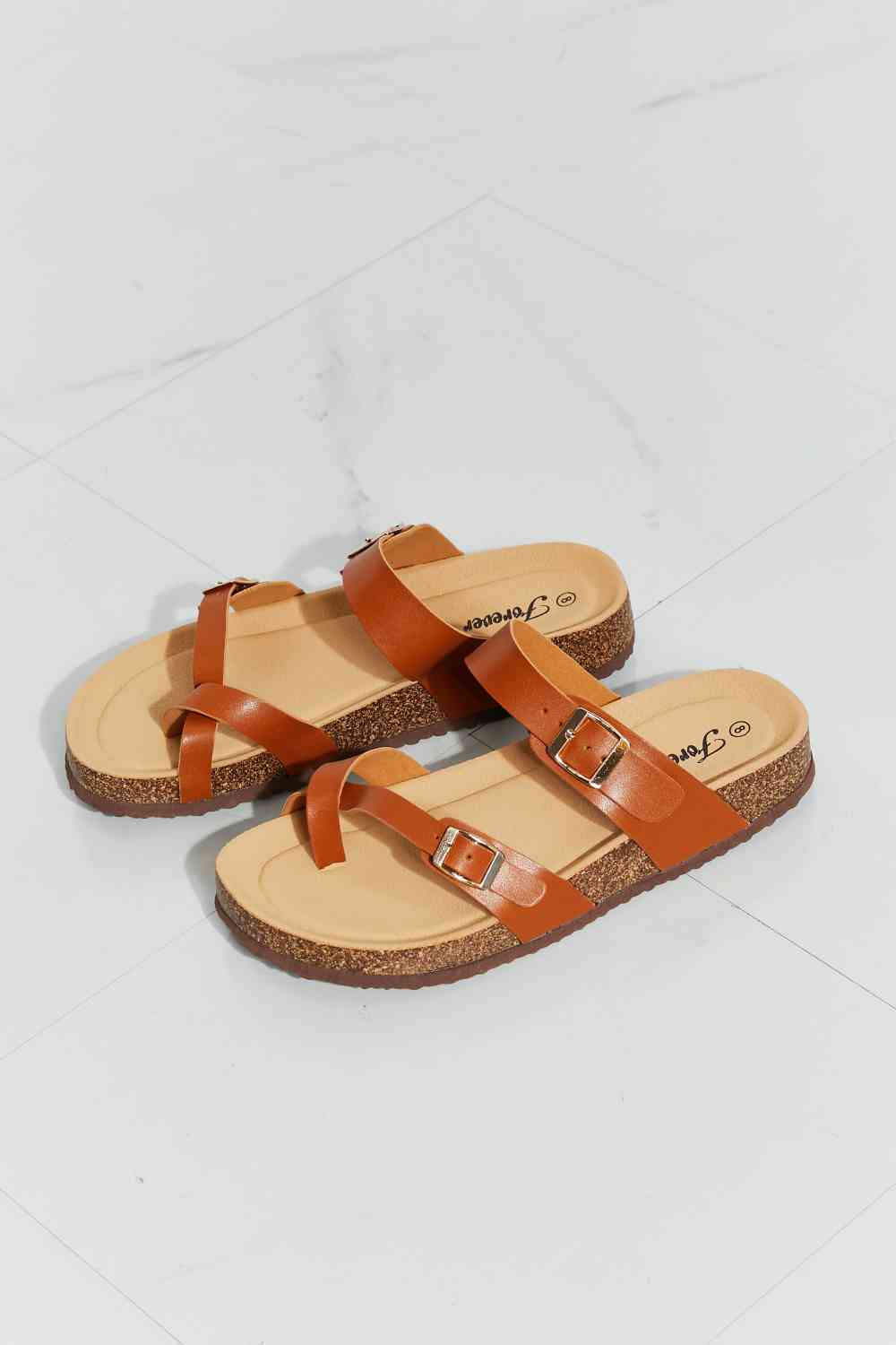 Coastal Escape Toe Ring Footbed Slide Sandal - Accessories - Shoes - 5 - 2024