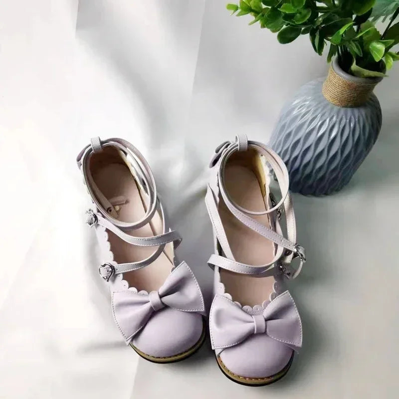 Cute Cross-Strap Flats - Princess Party Shoes - Accessories - Shoes - 4 - 2024