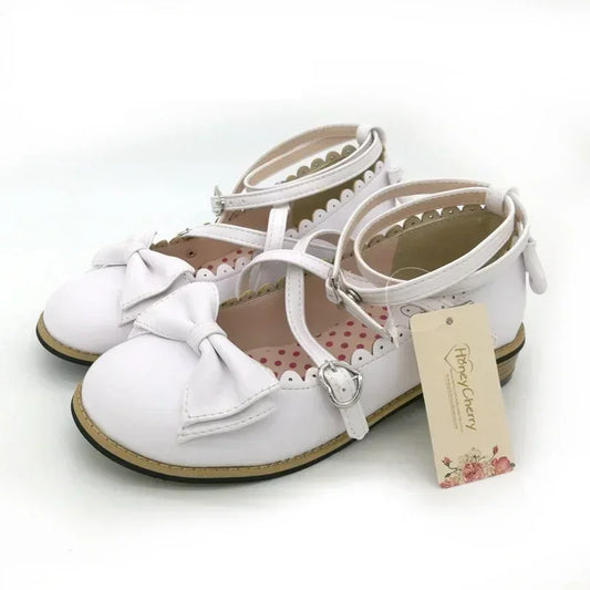 Cute Cross-Strap Flats - Princess Party Shoes - Accessories - Shoes - 1 - 2024