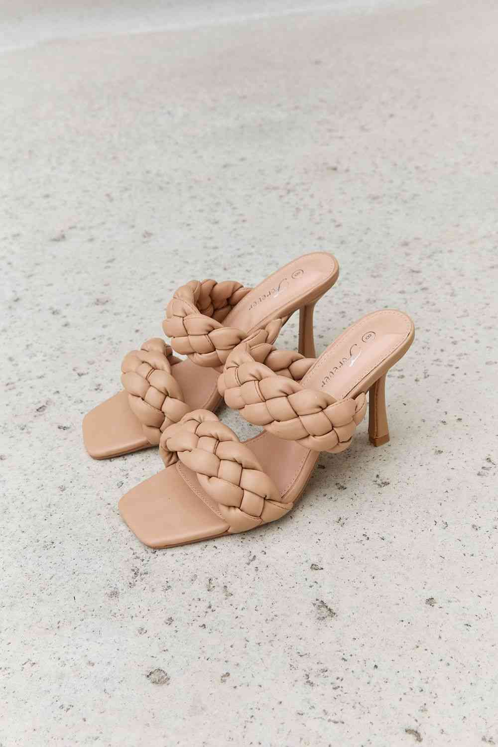 Double Braided Strap Mule Heels - Accessories - Shoes - 7 - 2024