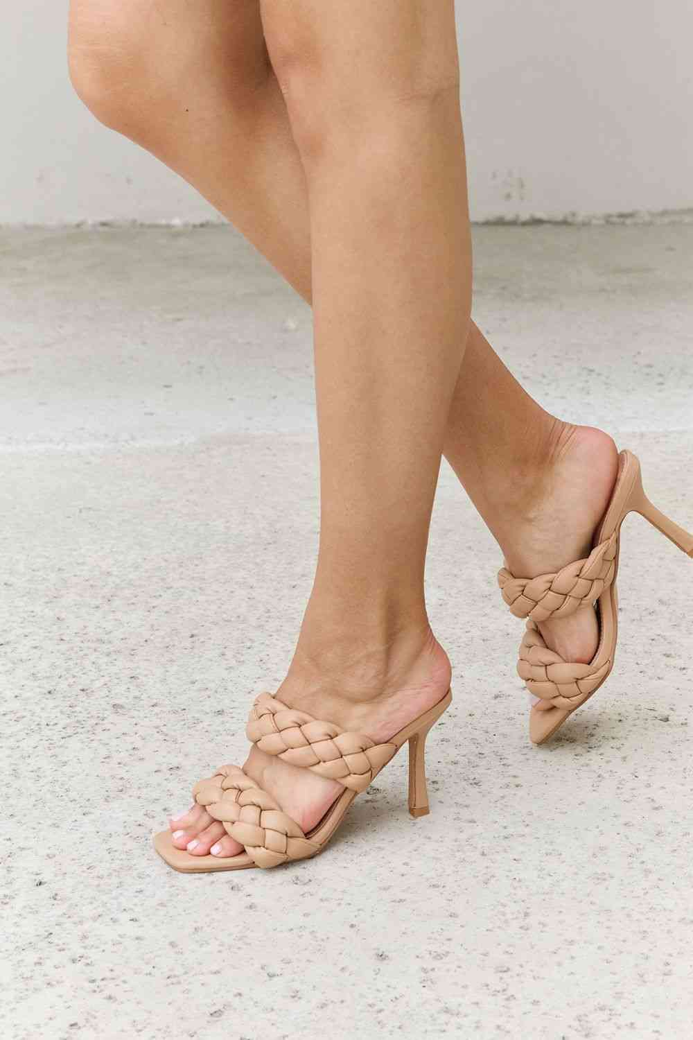 Double Braided Strap Mule Heels - Accessories - Shoes - 3 - 2024