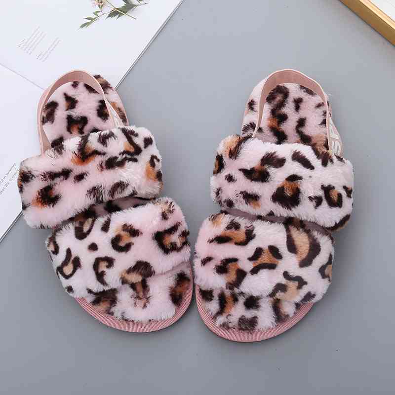 Faux Fur Open Toe Slippers - Accessories - Shoes - 7 - 2024