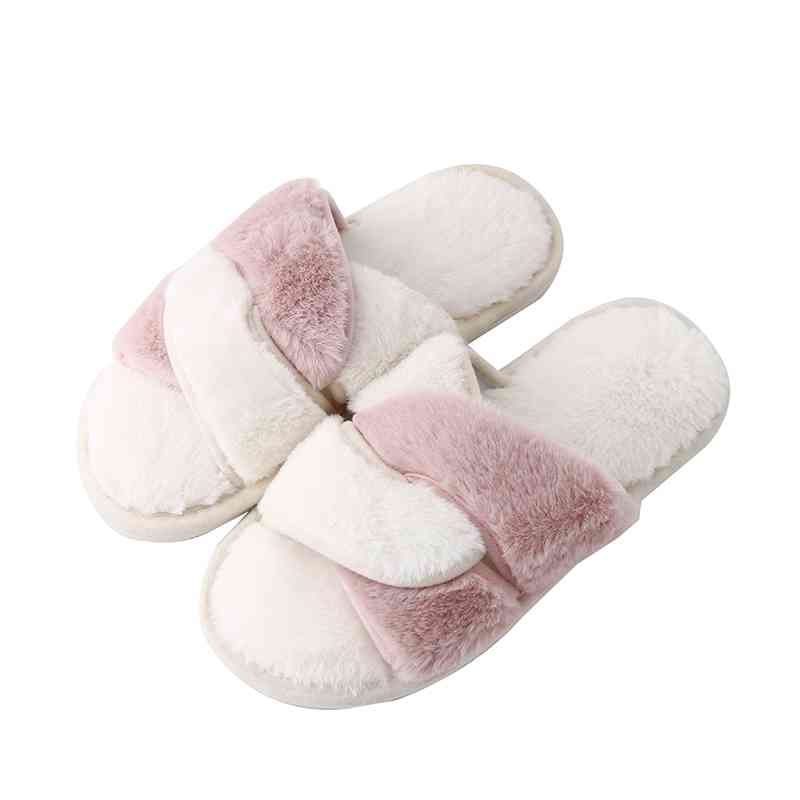 Fur Twisted Strap Slippers - Accessories - Shoes - 3 - 2024