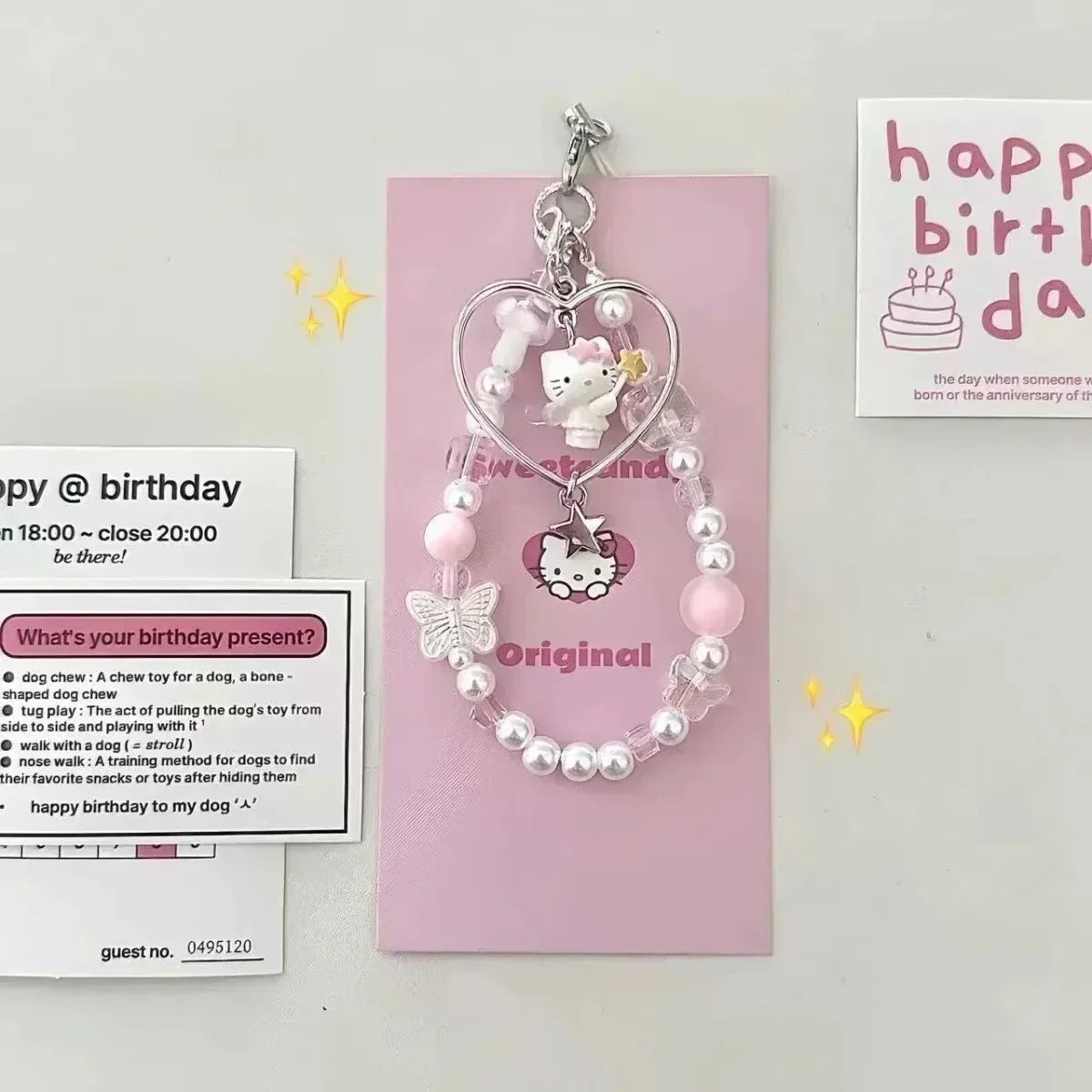 Hello Kitty Beaded Chain - Kawaii Sanrio Love - A - Accessories - Apparel & Accessories - 4 - 2024