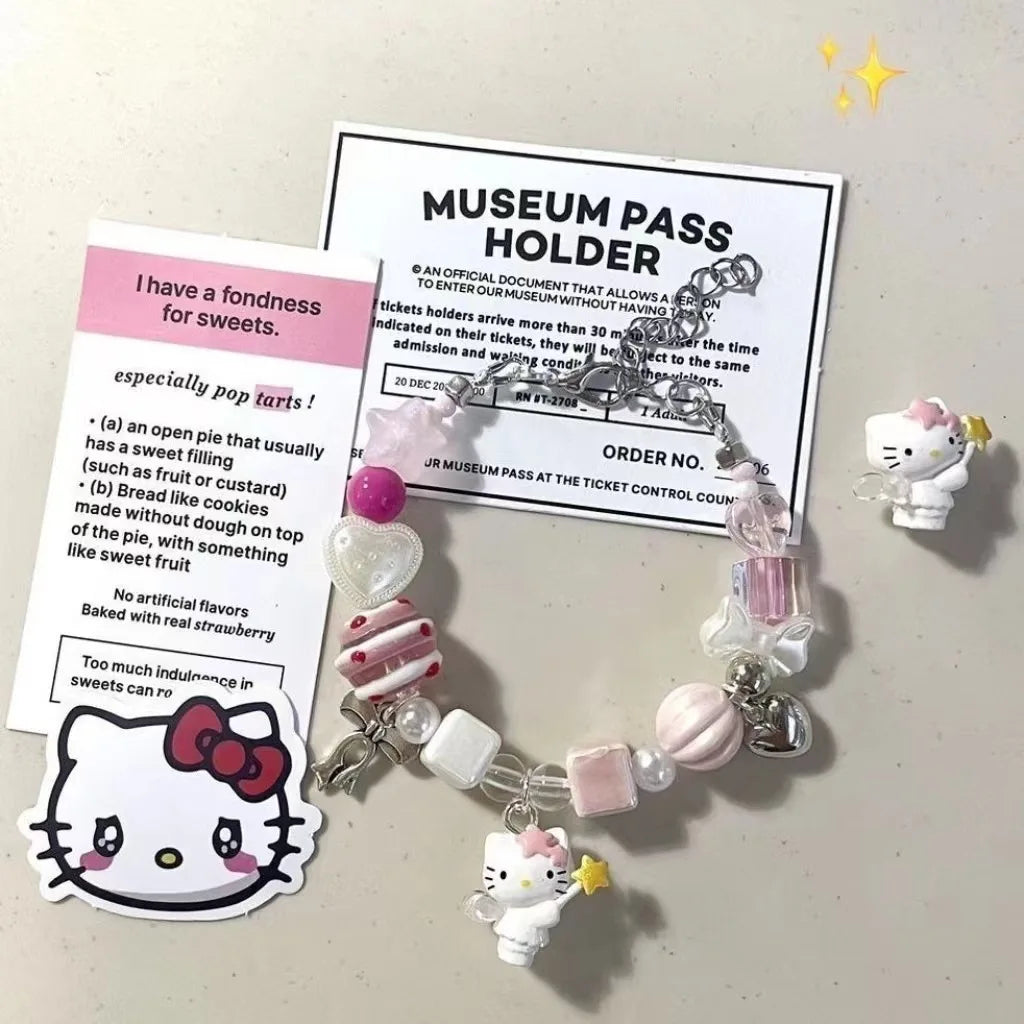 Hello Kitty Beaded Chain - Kawaii Sanrio Love - C - Accessories - Apparel & Accessories - 7 - 2024