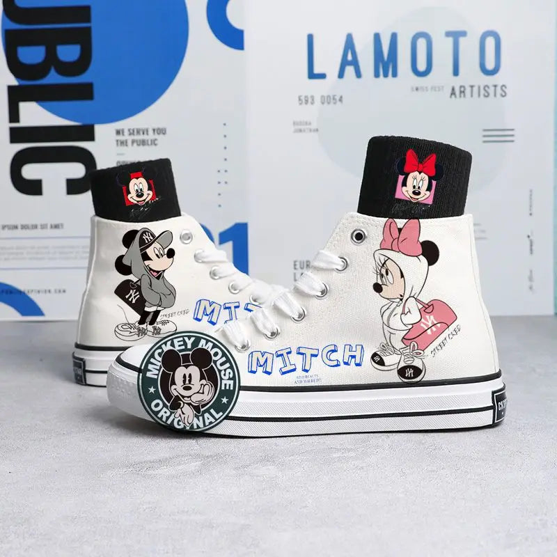 Mickey Mouse Kawaii Cartoon Canvas Shoes - Accessories - Shoes - 5 - 2024