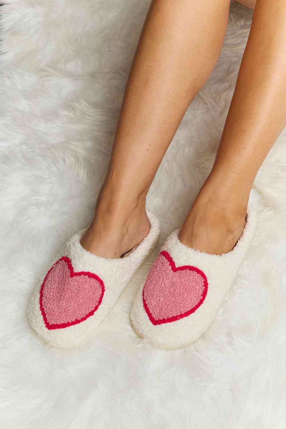Printed Plush Slide Slippers - Accessories - Shoes - 18 - 2024
