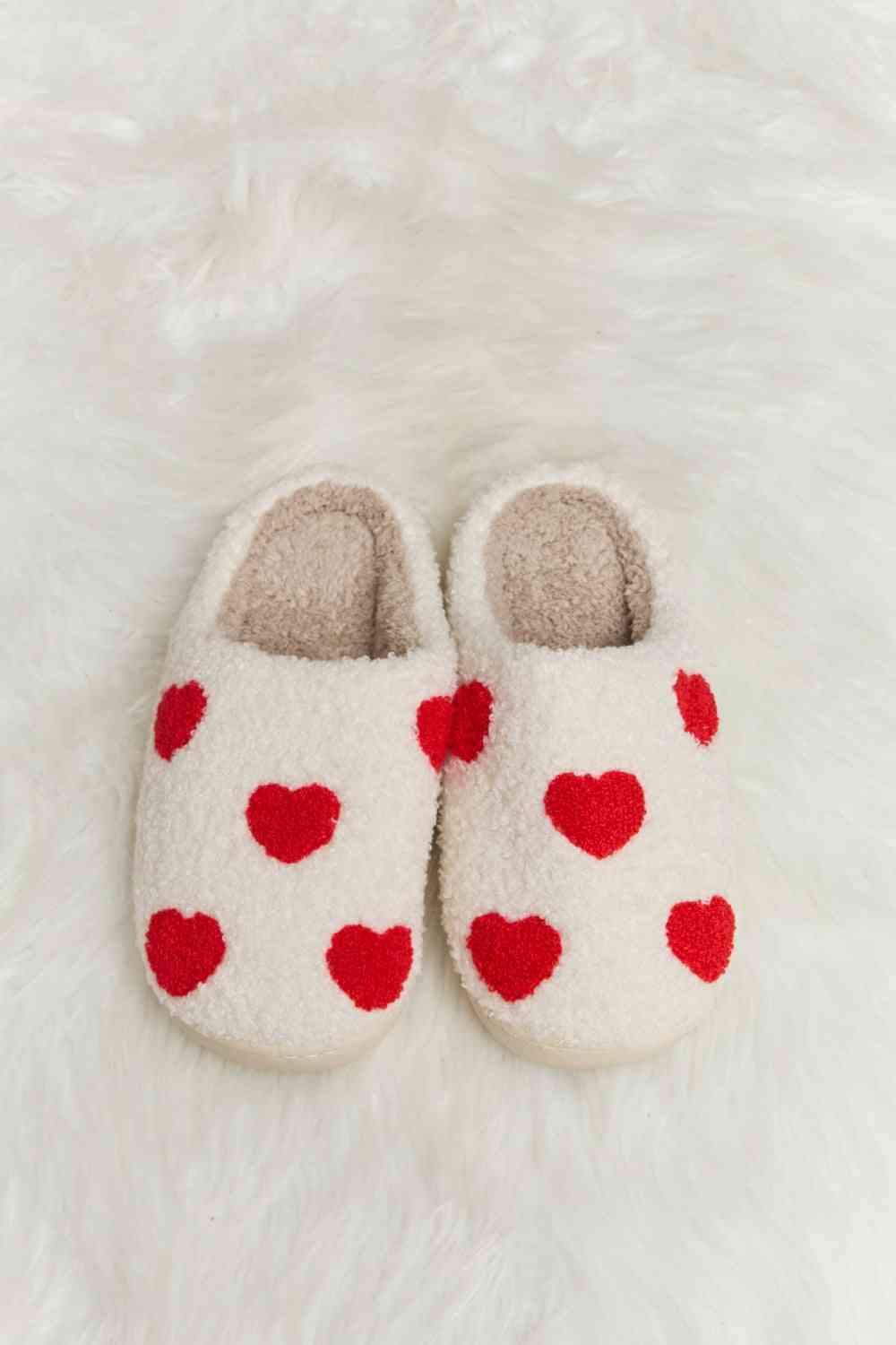 Printed Plush Slide Slippers - Accessories - Shoes - 9 - 2024