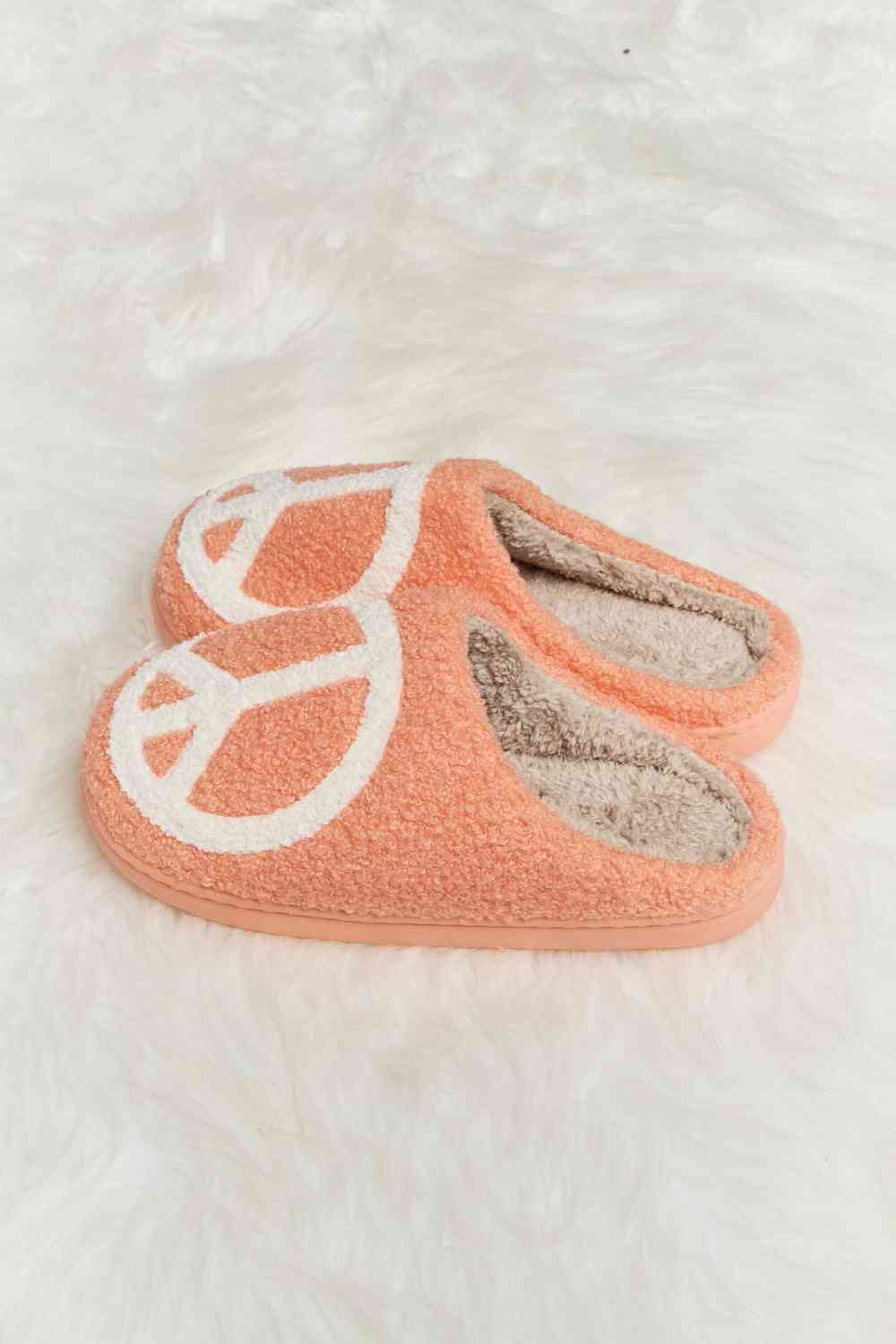 Printed Plush Slide Slippers - Accessories - Shoes - 26 - 2024