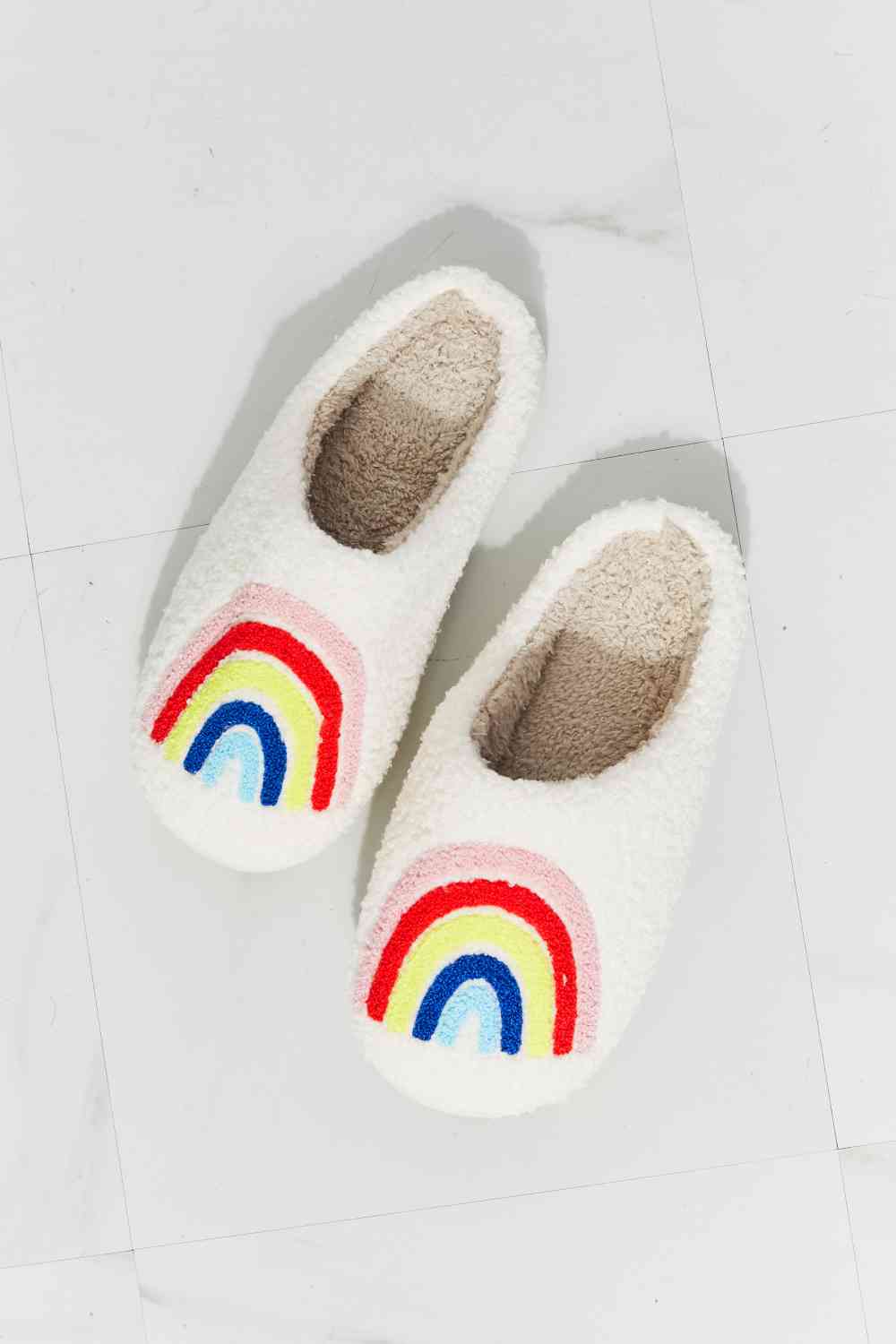 Rainbow Plush Slipper - Accessories - Shoes - 5 - 2024