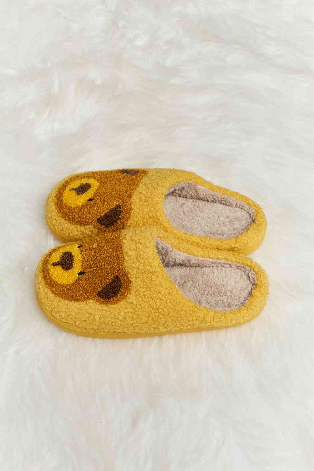 Teddy Bear Print Plush Slide Slippers - Accessories - Shoes - 30 - 2024