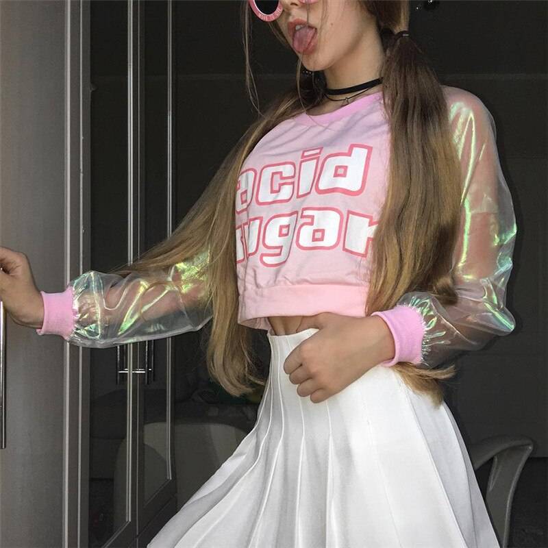 Acid Sugar Cropped Shirt - T-Shirts - Shirts & Tops - 8 - 2024