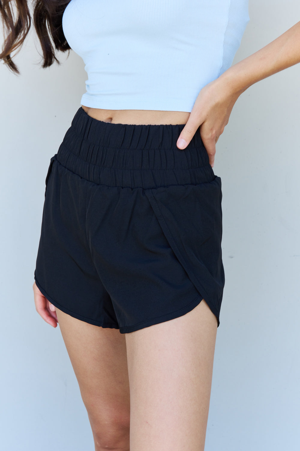 Stay Active High Waistband Active Shorts in Black - Women’s Clothing & Accessories - Shorts - 6 - 2024