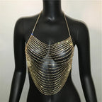 Shiny Harajuku Rhinestone Halter Top - Tops & Tees - Crop Tops - 25