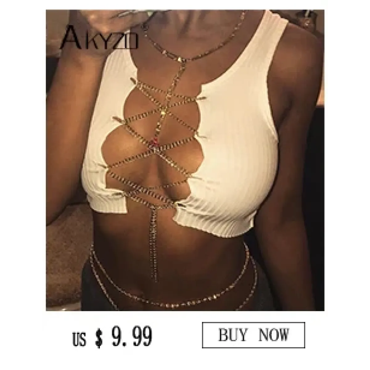 Shiny Harajuku Rhinestone Halter Top - Tops & Tees - Crop Tops - 13