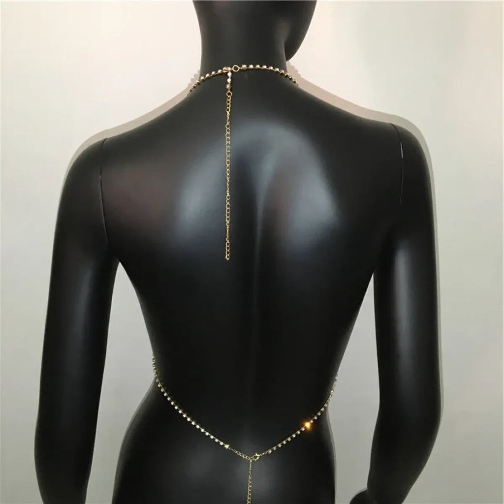 Shiny Harajuku Rhinestone Halter Top - Tops & Tees - Crop Tops - 28