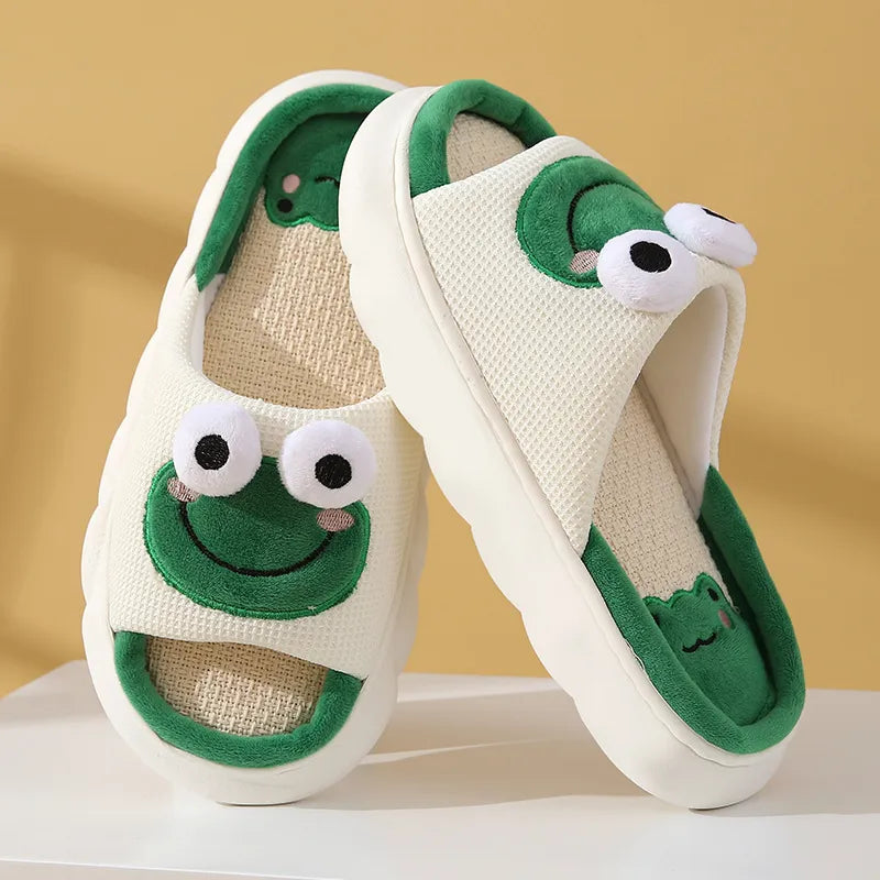 Adorable Animal Slippers - Frog / 36-37 - Accessories - Shoes - 10 - 2024