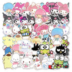 50pcs Sanrio Cartoon Stickers - Hello Kitty Kuromi My Melody - Anime - 24