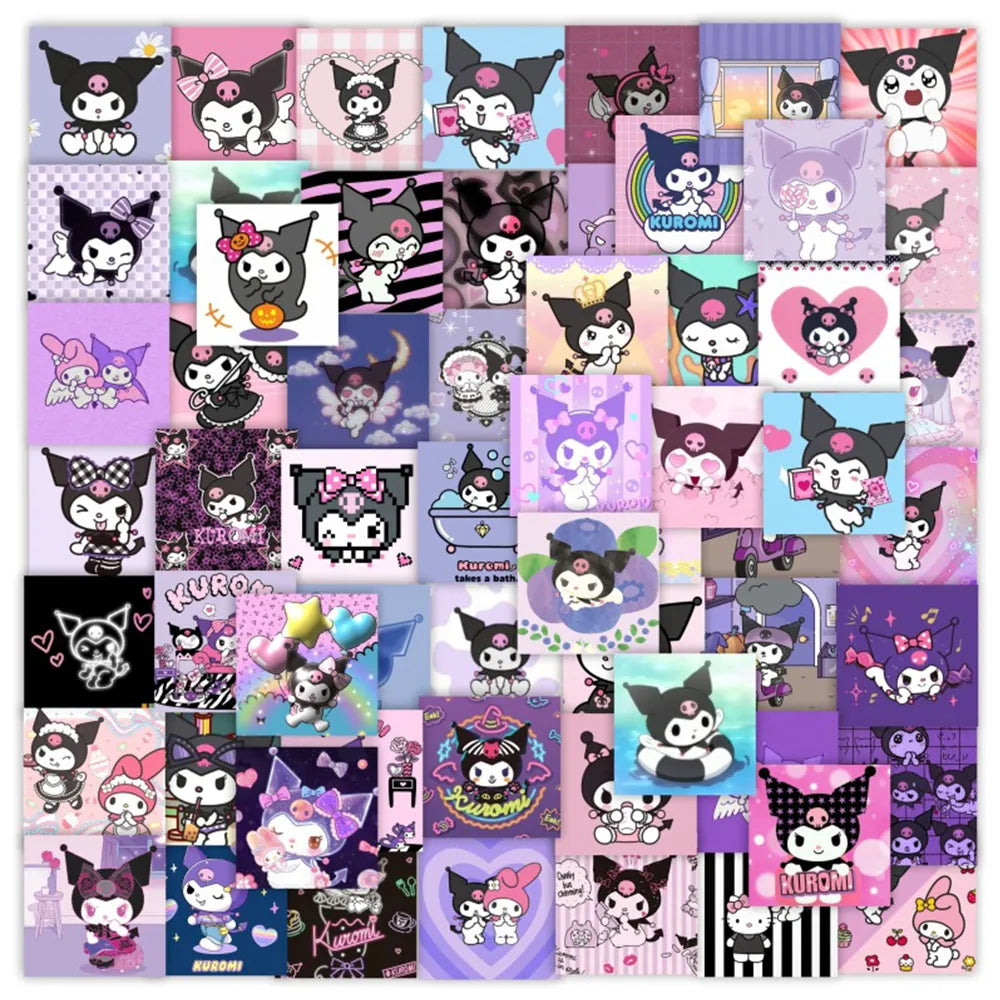 50pcs Sanrio Cartoon Stickers - Hello Kitty Kuromi My Melody - Style 7 - Anime - Decorative Stickers - 13 - 2024