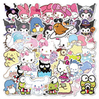 50pcs Sanrio Cartoon Stickers - Hello Kitty Kuromi My Melody - Anime - 23