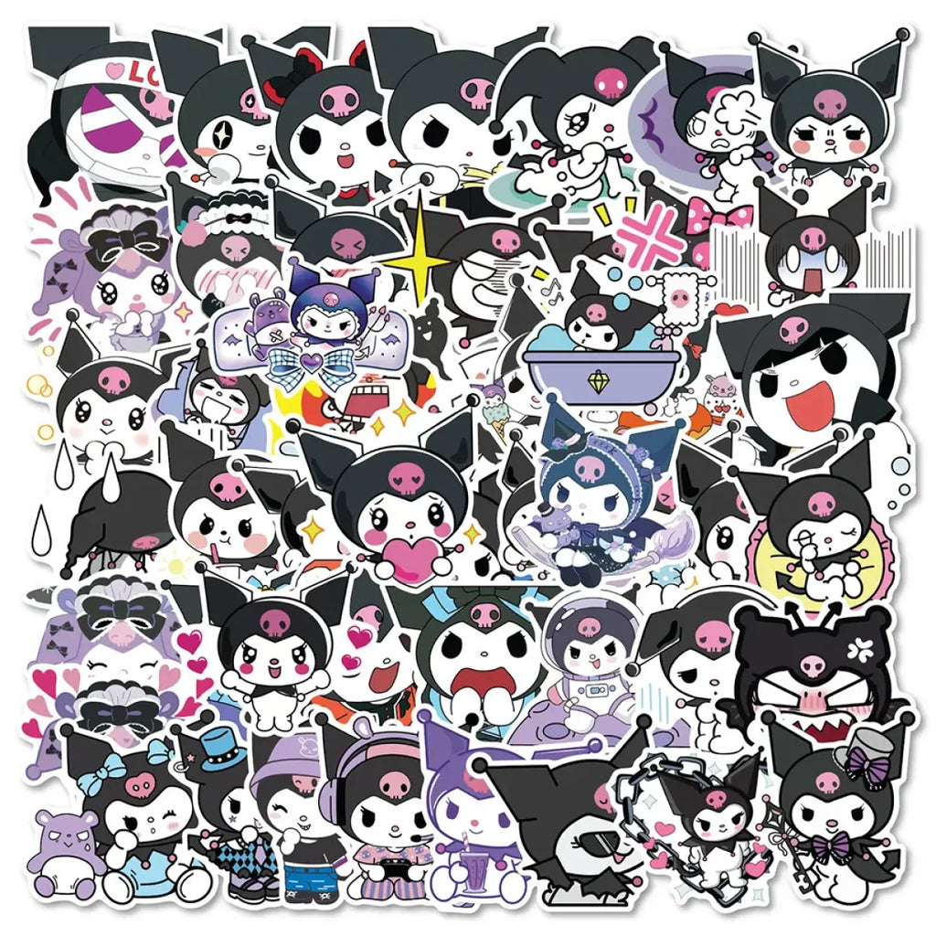 50pcs Sanrio Cartoon Stickers - Hello Kitty Kuromi My Melody - Anime - 17