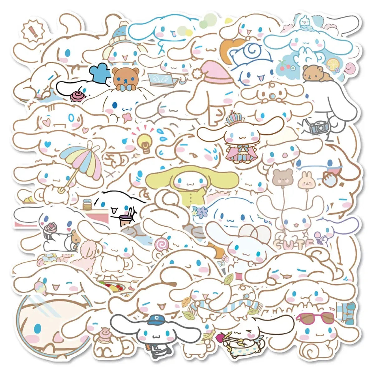 50pcs Sanrio Cartoon Stickers - Hello Kitty Kuromi My Melody - Anime - 19