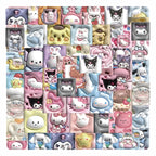 50pcs Sanrio Cartoon Stickers - Hello Kitty Kuromi My Melody - Anime - 18