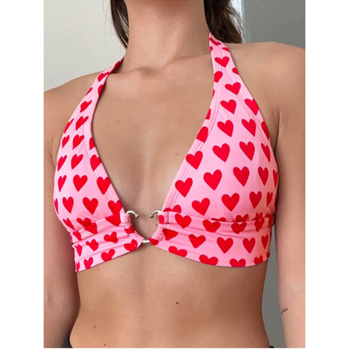 Heart Lace Up Bralette Camisole - Women’s Clothing & Accessories - 13