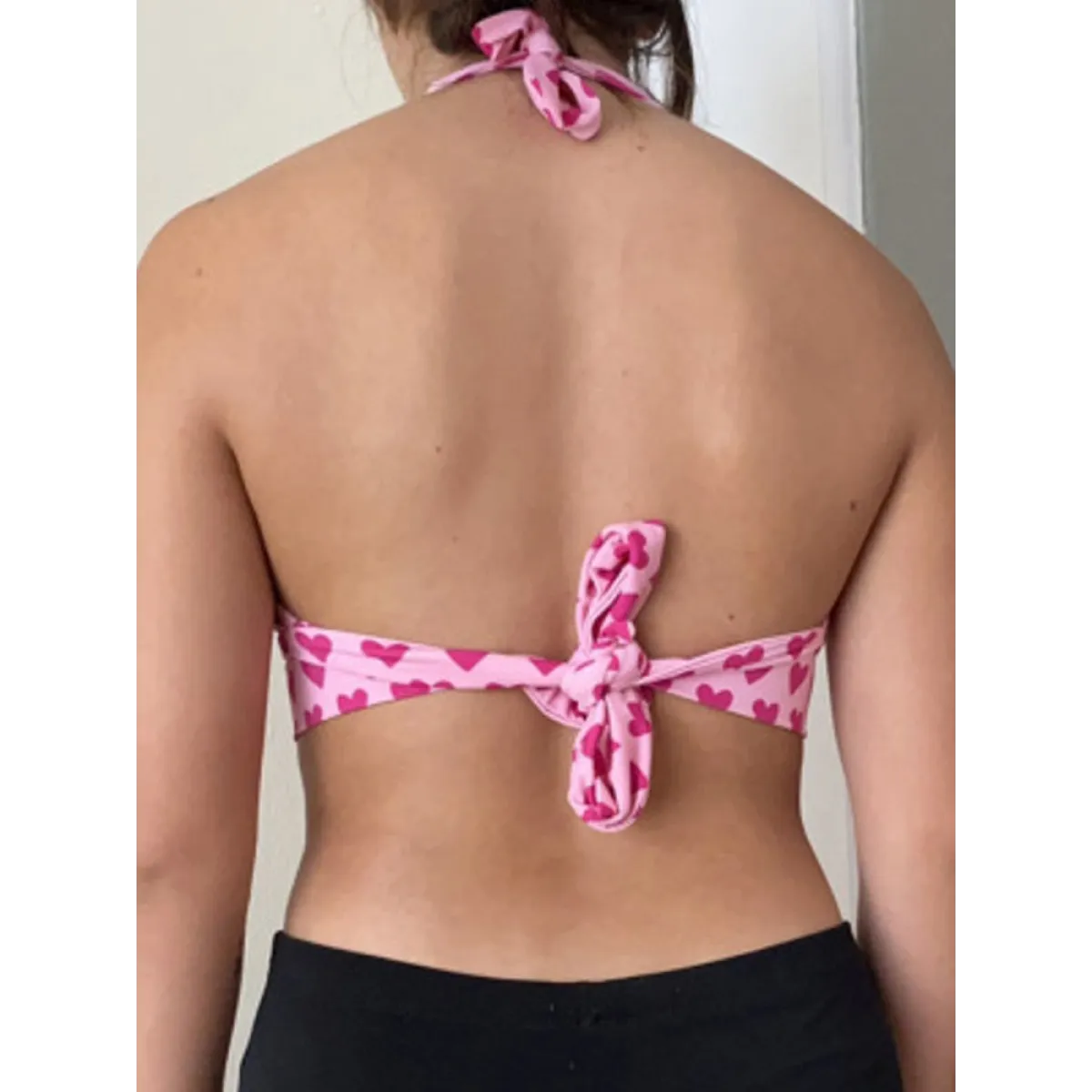 Heart Lace Up Bralette Camisole - Women’s Clothing & Accessories - 3