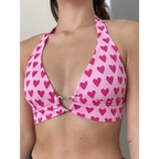 Heart Lace Up Bralette Camisole - Women’s Clothing & Accessories - 1