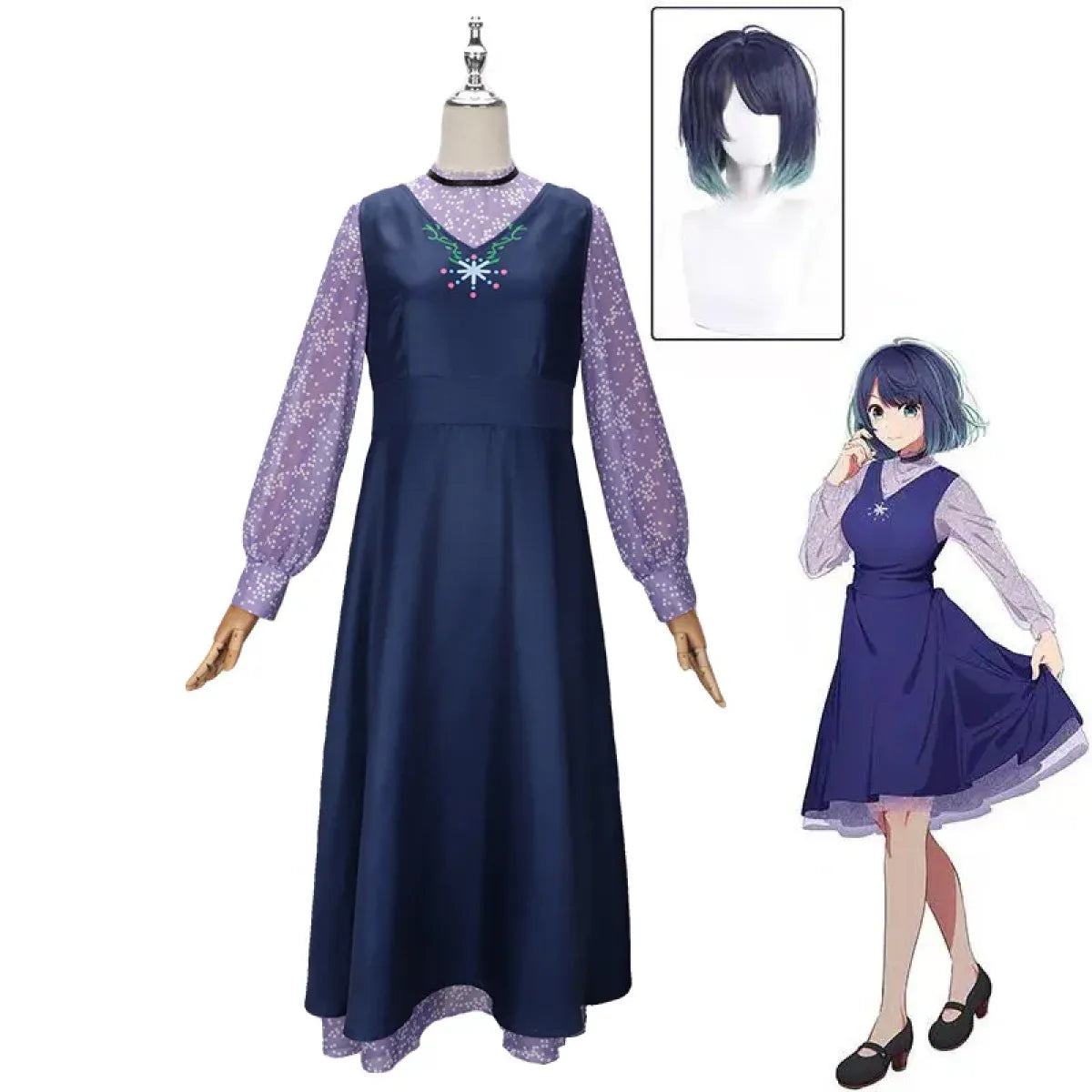 Akane Kurokawa Oshi No Ko Cosplay Dress Set - All Dresses - Cosplay - 1