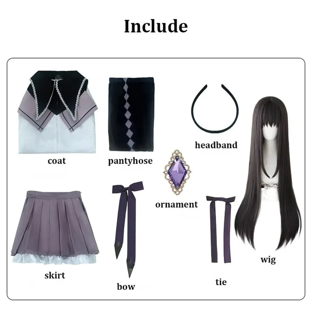 Akemi Homura Cosplay Set – Puella Magi Madoka Magica - Dresses - Cosplay - 5