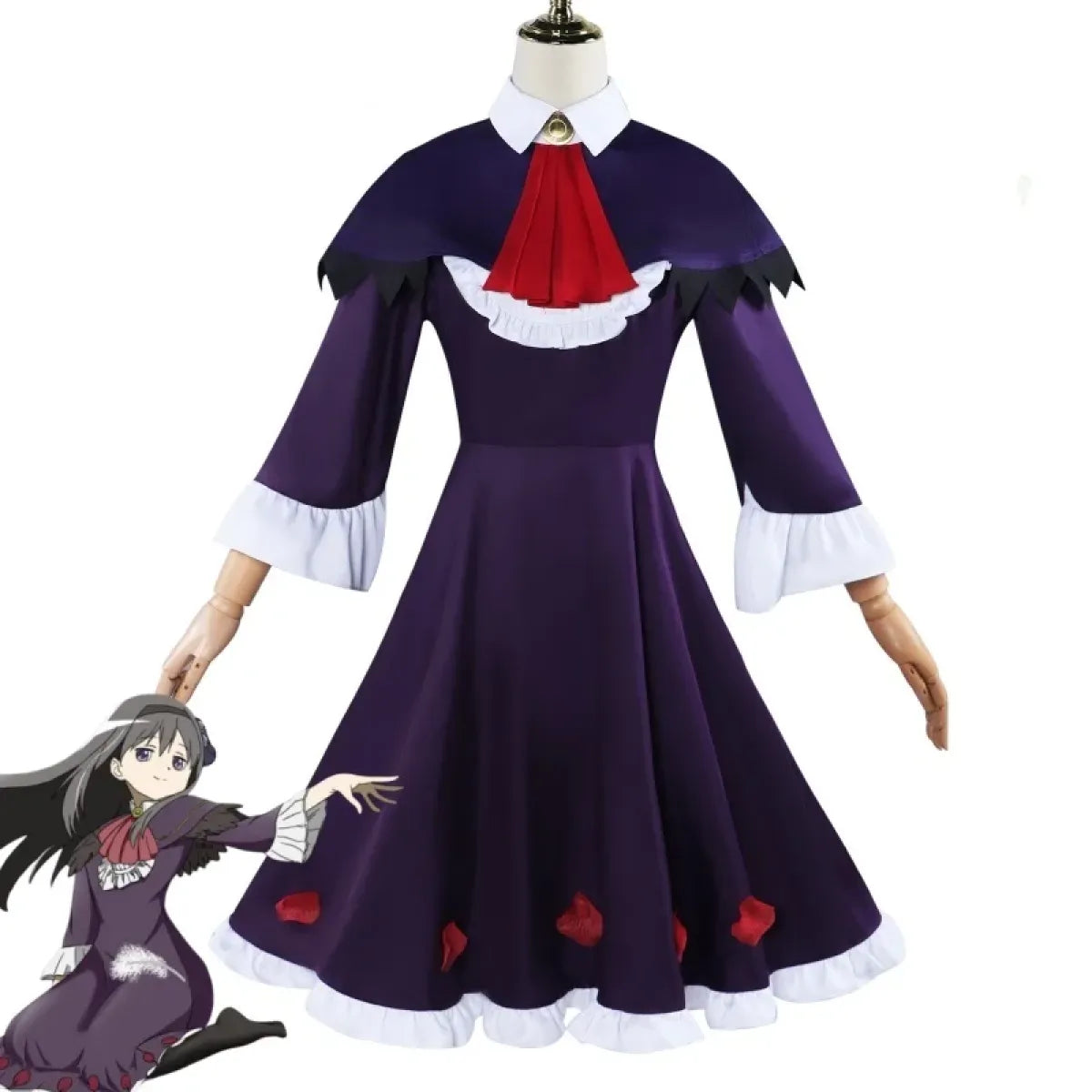 Akemi Homura Magical Girl Cosplay Set – Walpurgisnacht Rising - Anime - Cosplay - 7