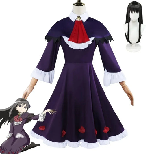 Akemi Homura Magical Girl Cosplay Set – Walpurgisnacht Rising - Anime - Cosplay - 1