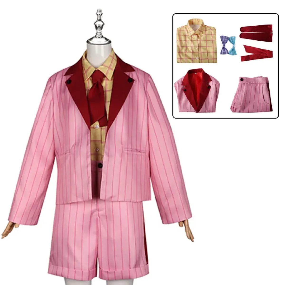 Akiyama Mizuki PJSK Pink Cosplay Costume Set - Dresses - Cosplay - 7