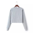 Alien Fleece Crop Top Sweater - Sweaters - 6