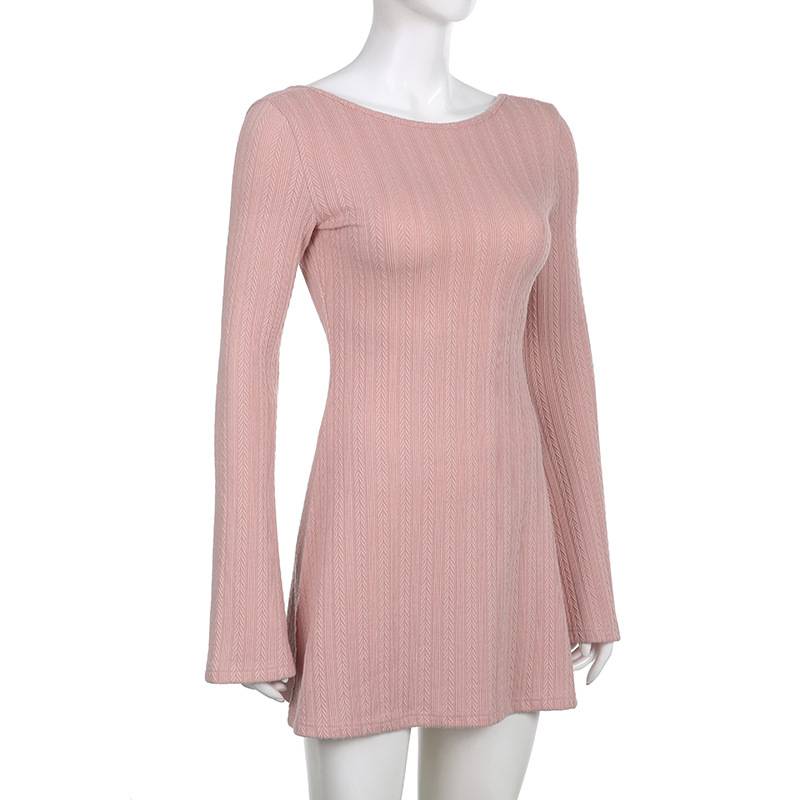 A-line Knitted Dress - All Dresses - Shirts & Tops - 12 - 2024