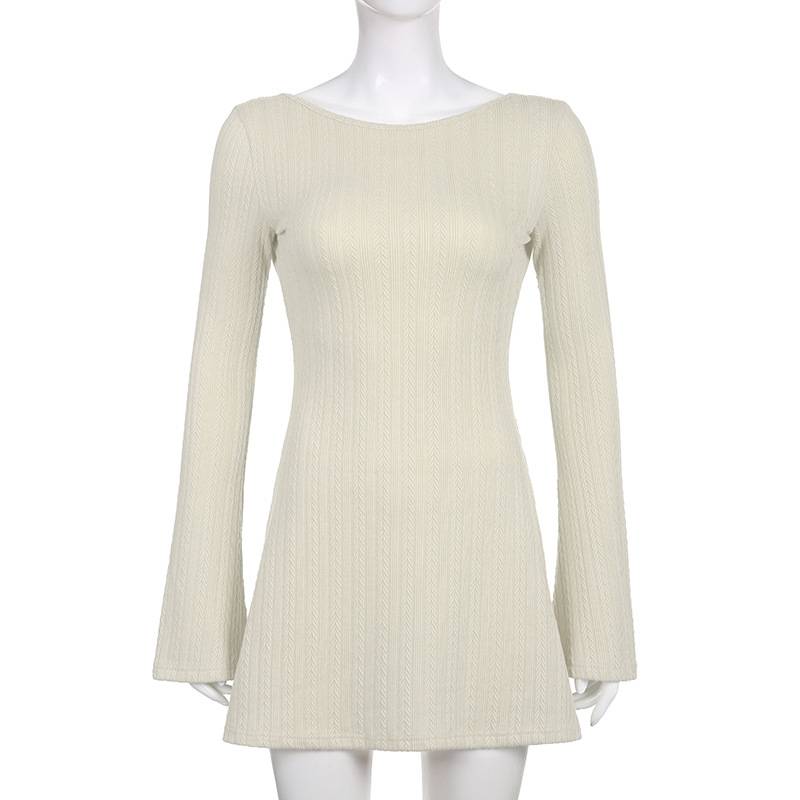 A-line Knitted Dress - All Dresses - Shirts & Tops - 7 - 2024