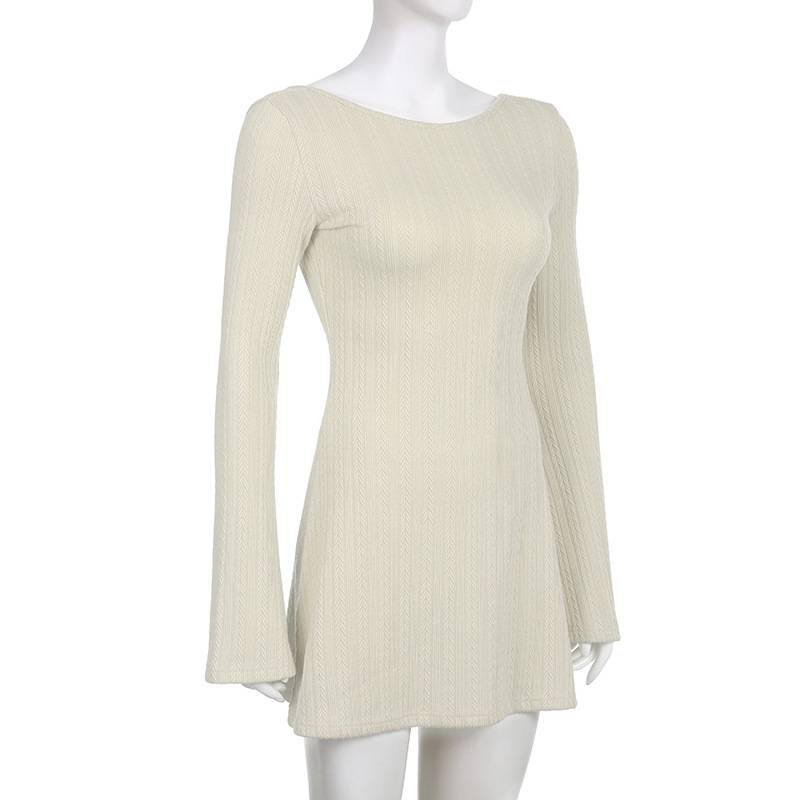 A-line Knitted Dress - All Dresses - Shirts & Tops - 8 - 2024
