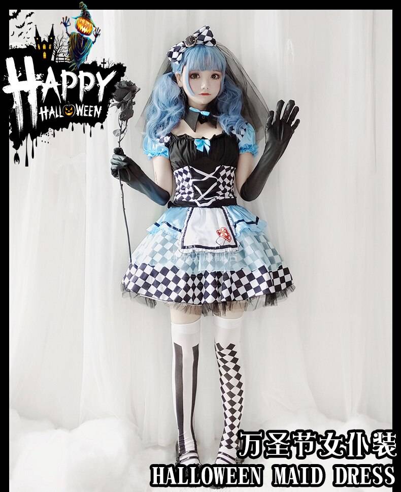 Alice In Wonderland Halloween Lolita - All Dresses - Dresses - 7 - 2024