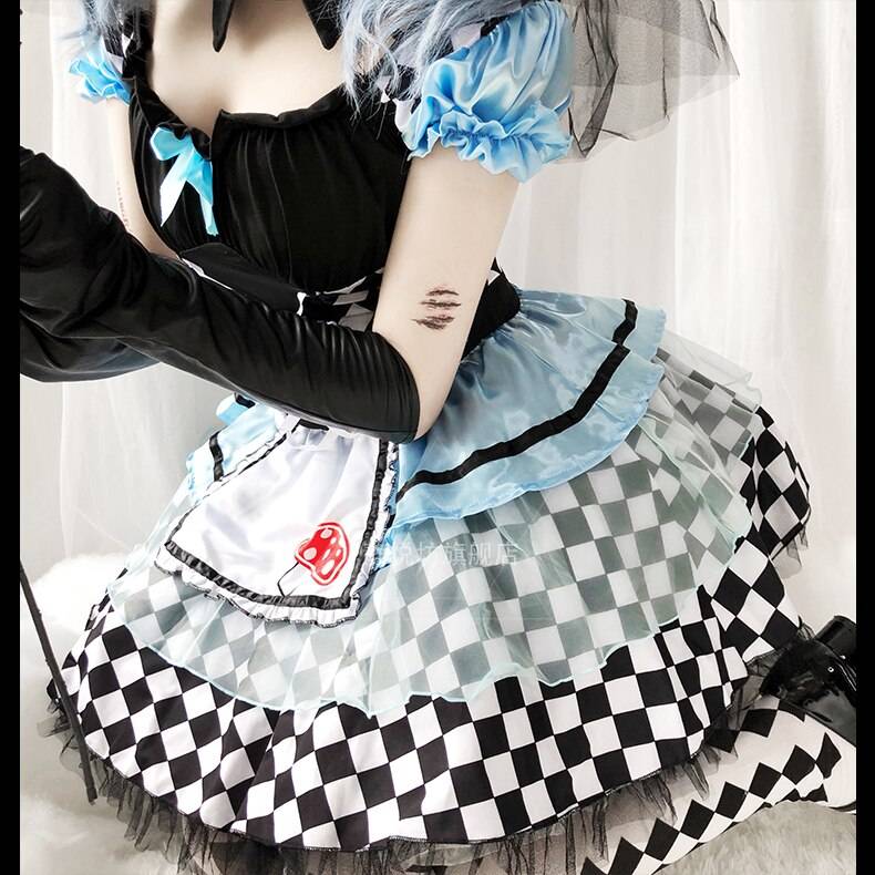 Alice In Wonderland Halloween Lolita - All Dresses - Dresses - 16 - 2024