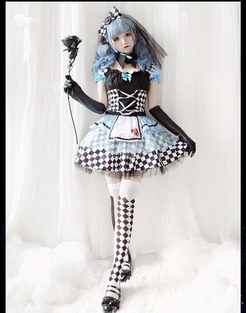 Alice In Wonderland Halloween Lolita - All Dresses - Dresses - 12 - 2024